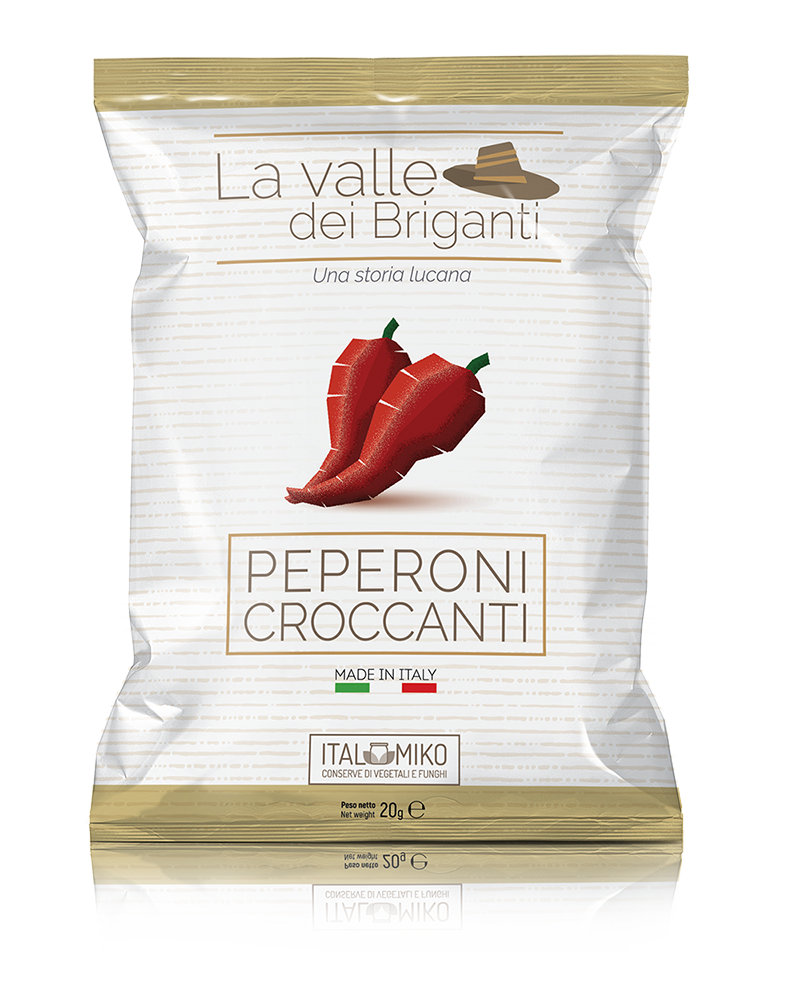 La Valle dei Briganti -Peperone crusco 20 gr snack